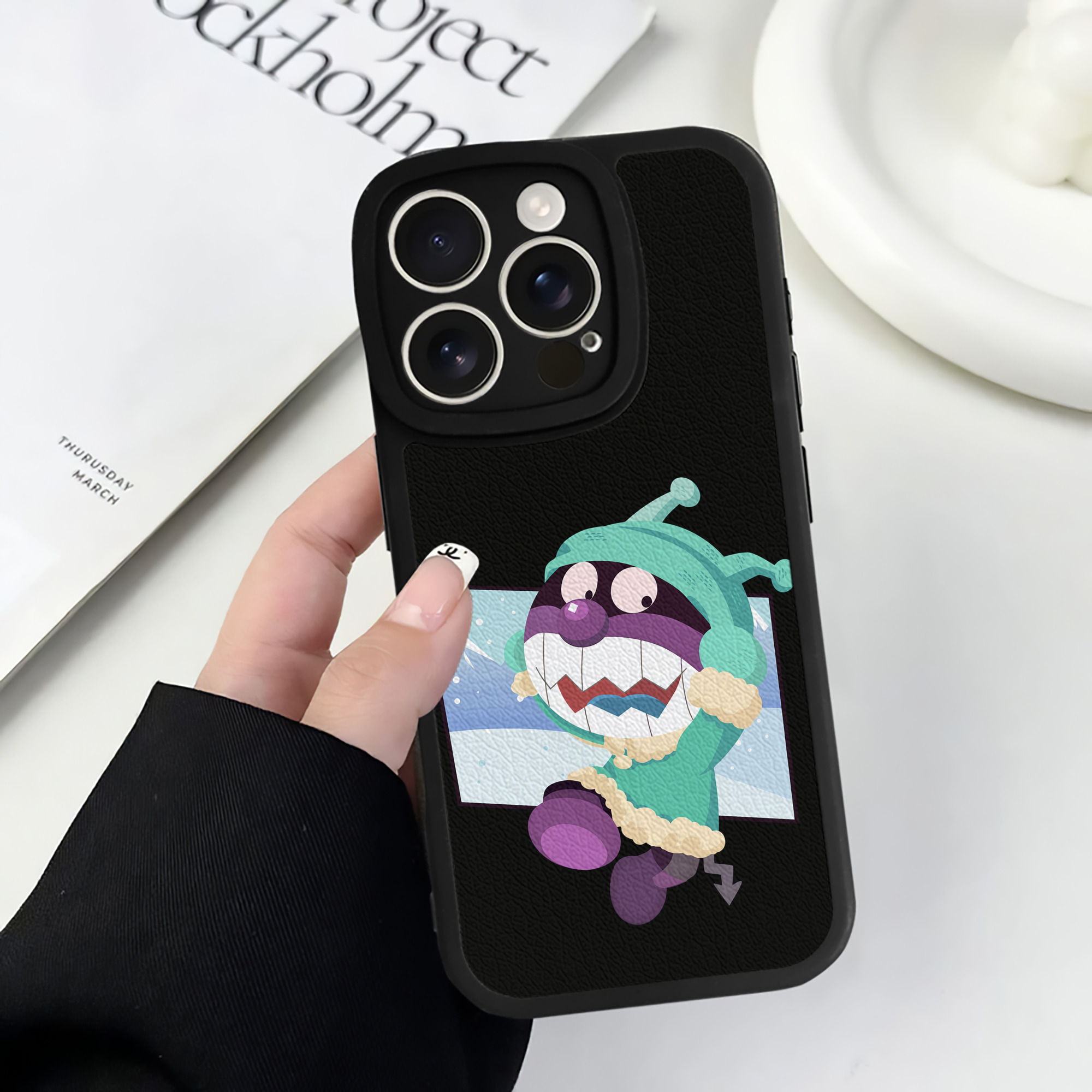 （画像用） アンパンマン Anpanman 【iPhone 16シリーズ対応】シリコンスマホケース（レザー調） 材質：シリコン